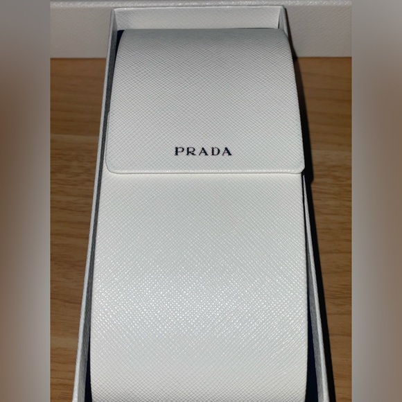 NEW Authentic PRADA Ornate Beaded Irregular Sunglasses in Black SPR 10T - Picture 3 of 10